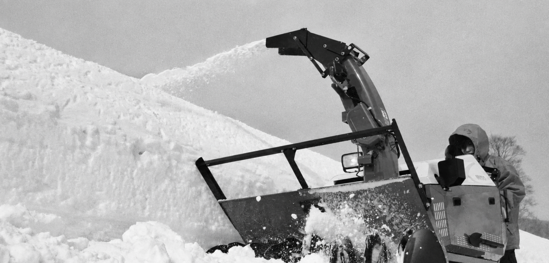 WADO Schneefräse im Einsatz im Schnee